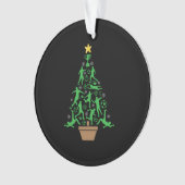 メンズサッカークリスマスツリー オーナメント (正面)