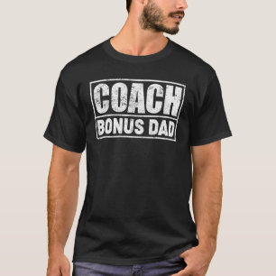 メンズサッカーサッカーバスケットボールコーチボーナスパパF Tシャツ