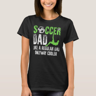 メンズサッカーパパサッカー選手 Tシャツ