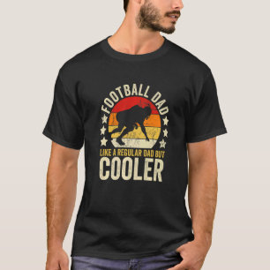 メンズサッカーパパ通常のパパがFaとクールなる Tシャツ
