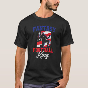 メンズサッカーファンタジーサッカー荷車を引くファンタジー足 Tシャツ