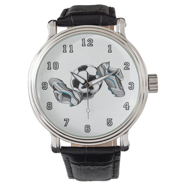 メンズサッカー時計 腕時計 (正面)