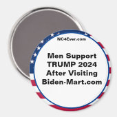 メンズサポートTRUMP 2024冷蔵庫用マグネット マグネット (正面/裏面)