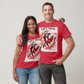 メンズサルサダンスTシャツストライキングLet's Salsa Tシャツ (ユニセックス)