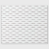 メンズサンタハットローイングローワーズクルーチーム#4 ラッピングペーパー (フラット)