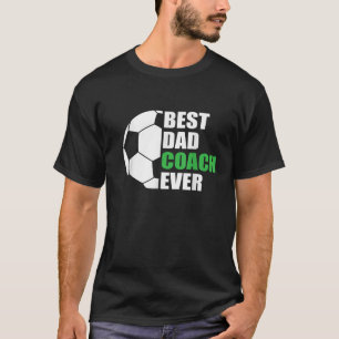 メンズサ最高のッカーパパコーチ常に父サッカーのコーク Tシャツ