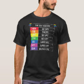 メンズザゲイアジェンダLgbtqプライド月サポーターG Tシャツ (正面)