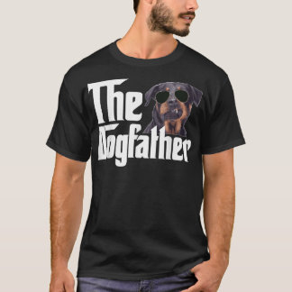 メンズザドッグファーザーロットワイラーおもしろい犬オーナードッグ Tシャツ