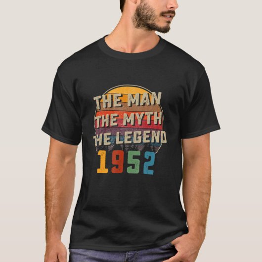 メンズザマン神話レジェンドヴィンテージ1982 40th Birthda Tシャツ (正面)
