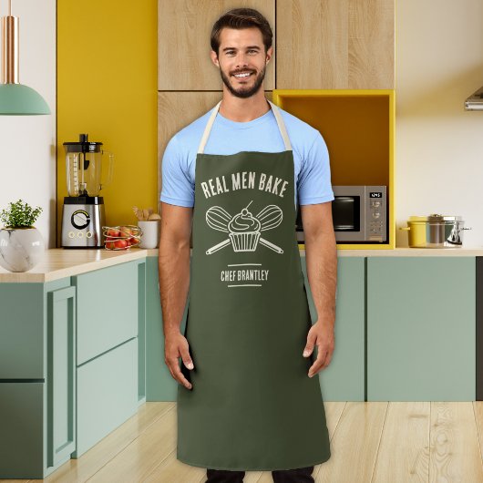 メンズシェフ名前をカスタムする料理ベーキングエプロン エプロン