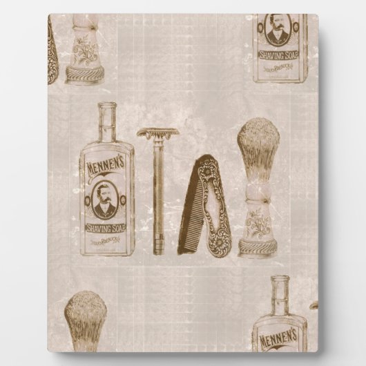 メンズシェービング フォトプラーク (正面)