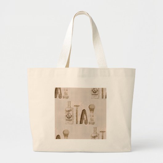 メンズシェービング ラージトートバッグ (正面)