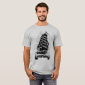 メンズシップ長袖 Tシャツ (正面フル)