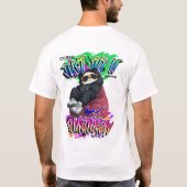 メンズシャツ – レイジーパンダ Tシャツ (裏面)