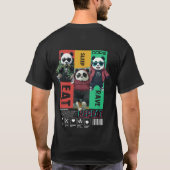 メンズシャツ – Rave Panda Tシャツ (裏面)