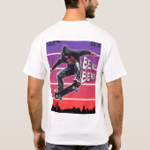 メンズシャツ – Skate for life Tシャツ (裏面)