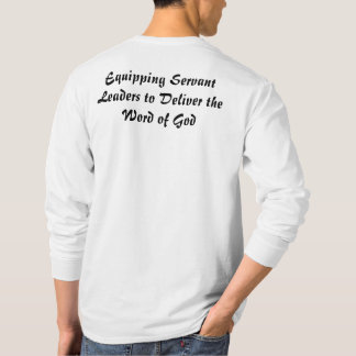 メンズシャーロット·キリスト教の召使いリーダー·ロング·スリー Tシャツ