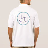 メンズショーチームポロ Tシャツ (裏面)