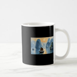 メンズシーニックベトナムランドスケープHaロングベイデザイン コーヒーマグカップ