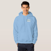 メンズジップアップフード付きスウェットシャツ パーカ (正面フル)