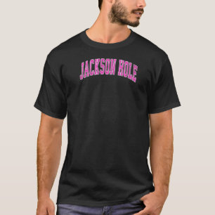 メンズジャクソンホールワイオミンウェイヴィンテージスポーツデザイン Tシャツ