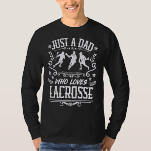 メンズジャストパパラックスプレーヤーFaラクロスを愛する Tシャツ