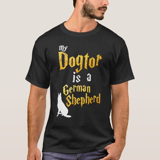 メンズジャーマンシェパード ジャーマンシェパード Tシャツ (正面)