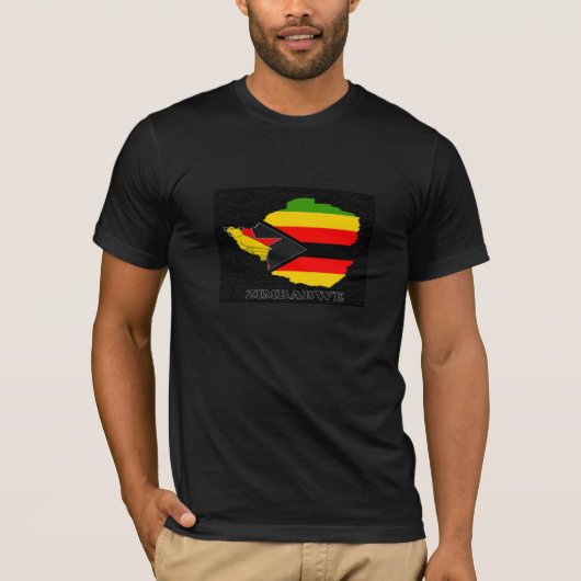 メンズジンバブエのティー Tシャツ (正面)