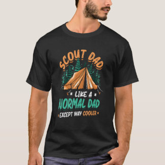 メンズスカウトパパは普通のパパのようにクール Tシャツ