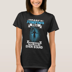 メンズスキップロープトレーニングロープジャンパーロープスキッピ Tシャツ