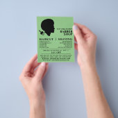 メンズスタイルズ理容師アフ広告ロ チラシ (手)