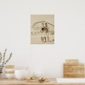 メンズスタンドオンビーチ ポスター (キッチン)