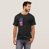 メンズスタースパングルボーイアメリカ Tシャツ (正面フル)