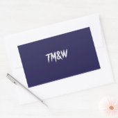 メンズステッカー3枚 長方形シール (封筒)