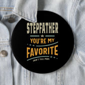 メンズステプファーザーあなたは私お気に入りの-パパおじいちゃん 缶バッジ (インサイチュ)