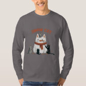 メンズスノーキャット Tシャツ (正面)