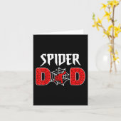 メンズスパイダーウェブパパファーザーズデイクールパパ カード (黄色い花)