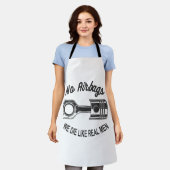 メンズスピードレーシングスポーツカーいいえエアバッグ – 私たちは死ぬL エプロン (着用した状態)