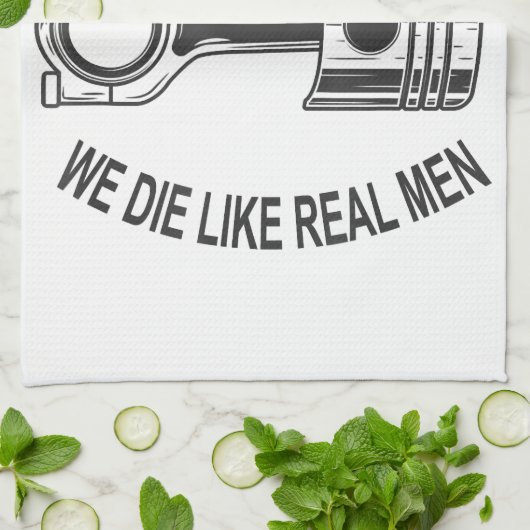 メンズスピードレーシングスポーツカーいいえエアバッグ – 私たちは死ぬL キッチンタオル (折り畳み)