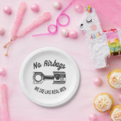 メンズスピードレーシングスポーツカーいいえエアバッグ – 私たちは死ぬL ペーパープレート (パーティー)