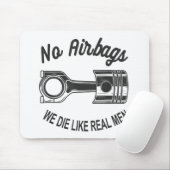 メンズスピードレーシングスポーツカーいいえエアバッグ – 私たちは死ぬL マウスパッド (マウス)