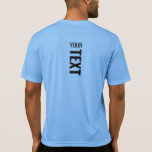 メンズスポーツアクティバーウェアバックプリントカロライナブルー Tシャツ<br><div class="desc">ここにテキストを追加モダンバックデザインプリントテンプレートMens Sport-Tek競合他社Activewear Tシャツ。</div>