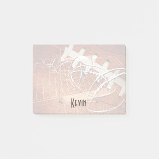 メンズスポーツサッカー彼の名カスタム前 ポストイット (正面)