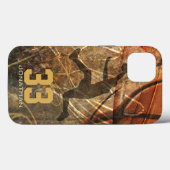 メンズスポーツスラムダンバスケットボール Case-Mate iPhoneケース (裏面 (横))