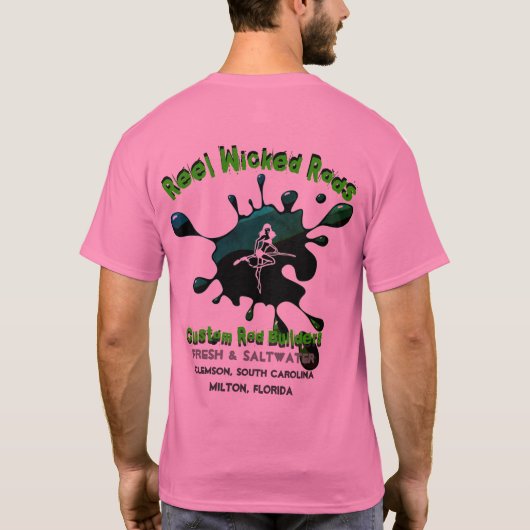 メンズスポーツテックの湿気を吸うシャツ Tシャツ (裏面)