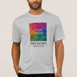 メンズスポーツテック競合他社Activewear Silver Gray Tシャツ<br><div class="desc">画像の文字をここに追加テンプレートメンズスポーツテック競合他社Activewear Silver T-Shirt.</div>