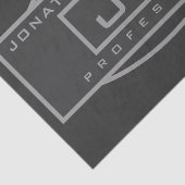 メンズスポーティジオメトリックグレー&ダークグレー 薄葉紙 (詳細)