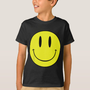 メンズスマイリーフェイス素敵な日を持っている1990sファッショングー tシャツ