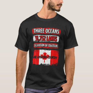 メンズスリーオーシャン31,752湖243,000 KM Tシャツ
