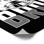 メンズセキュリティガードブロス薄い紫色のライン ポスター (角)